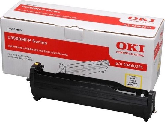 Oki Toner Kit - 10000 Pagina's - 44844505 - Geel