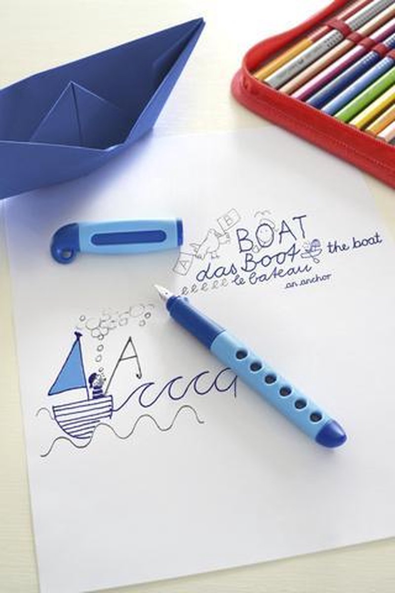 Faber Castell Schoolvulpen Scribolino Rh - Blauw
