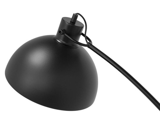 Beliani Dintel Staande Lamp Metaal 25 X 25 Cm - Zwart