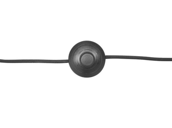 Beliani Dintel Staande Lamp Metaal 25 X 25 Cm - Zwart