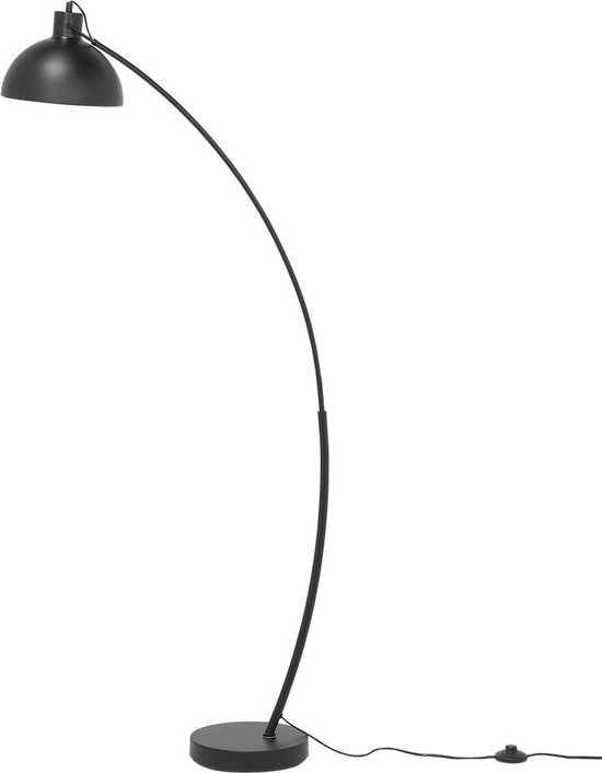 Beliani Dintel Staande Lamp Metaal 25 X 25 Cm - Zwart