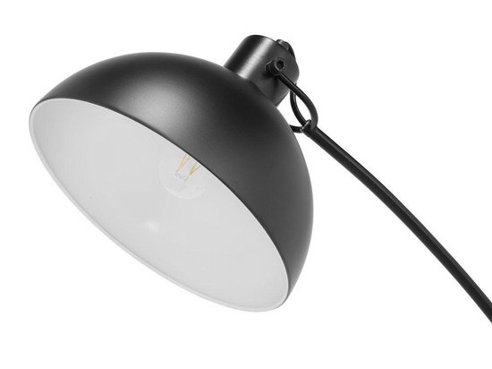 Beliani Dintel Staande Lamp Metaal 25 X 25 Cm - Zwart