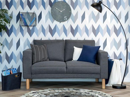 Beliani Dintel Staande Lamp Metaal 25 X 25 Cm - Zwart