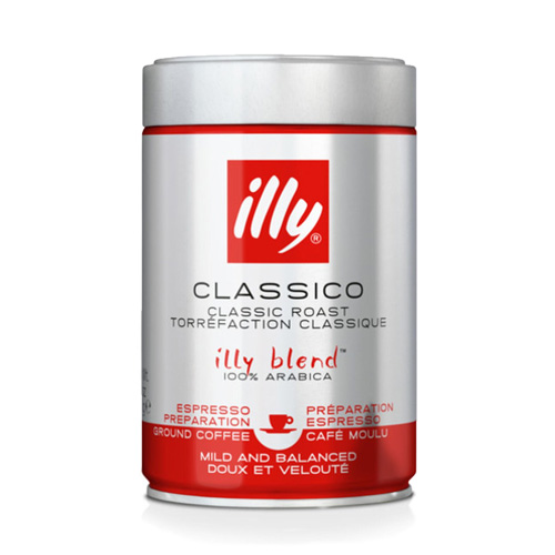 Illy - Espresso Classico Gemalen koffie- 12x 250g