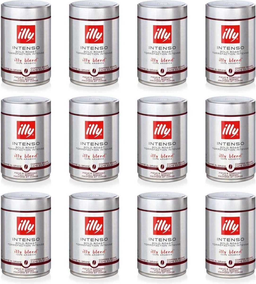 Illy - Espresso Intenso Bonen - 12x 250g