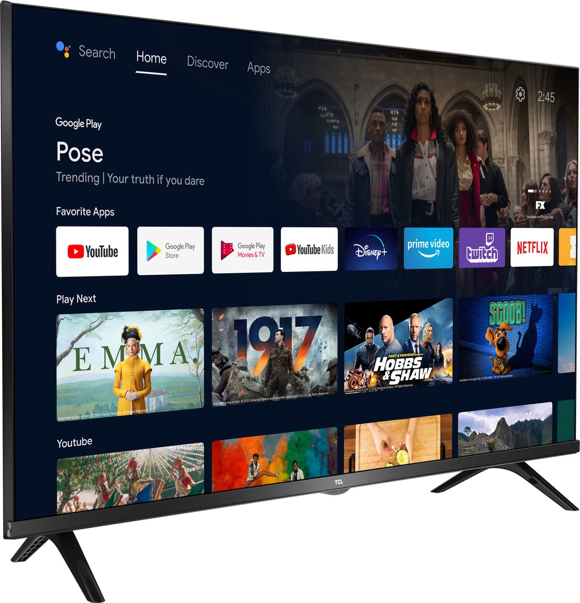 TCL LED Full HD TV 32S6200 - Zwart