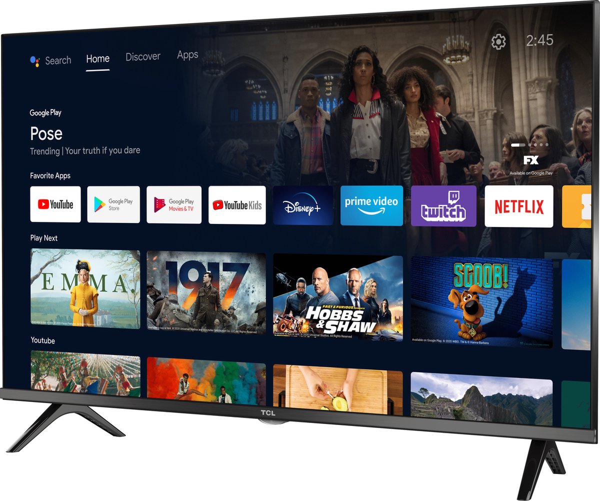 TCL LED Full HD TV 32S6200 - Zwart