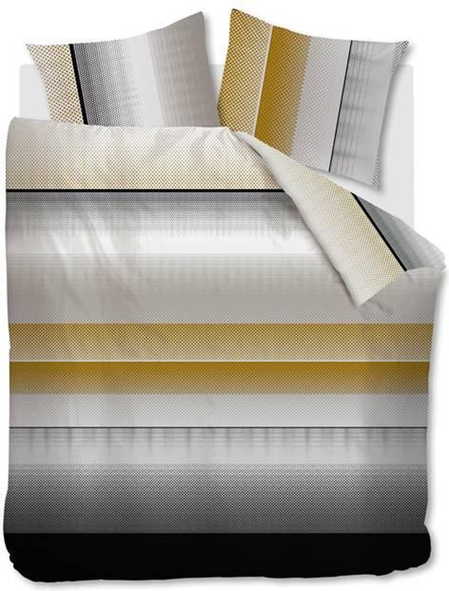 Beddinghouse Lenox Dekbedovertrek - 1-persoons (140x200/220 Cm + 1 Sloop) - Grijs