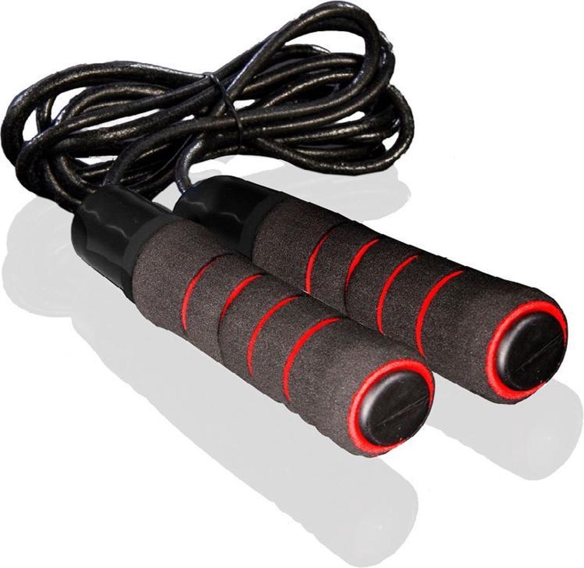 Gymstick Leren Springtouw - Met Online Trainingsvideo's - Zwart