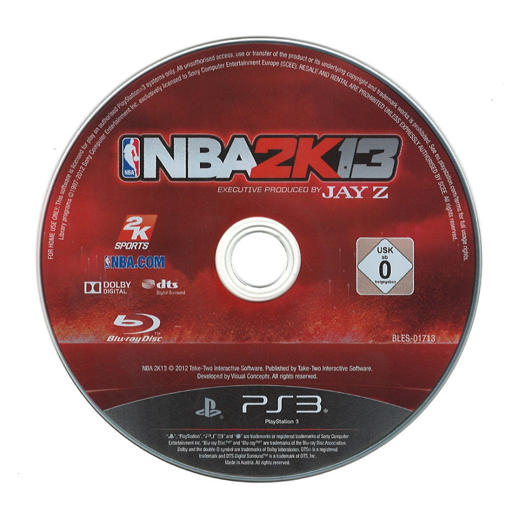 2K Games NBA 2K13 (losse disc)