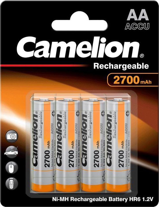 Camelion Batterijen Aa Oplaadbaar 4 Stuks
