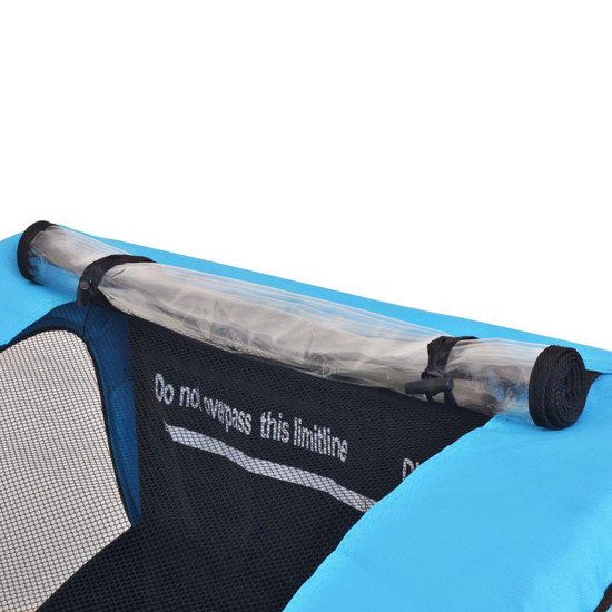 Vidaxl Fietskar Voor Kinderen 30 Kg En Blauw - Grijs