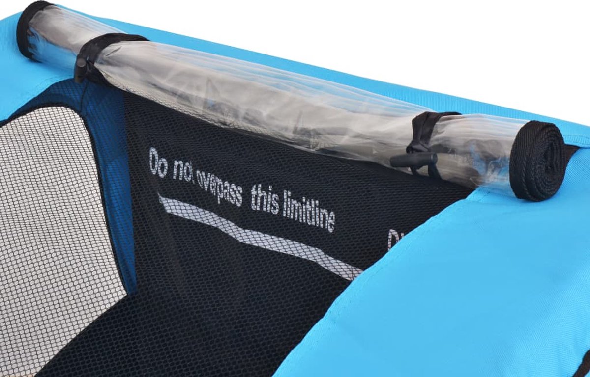 Vidaxl Fietskar Voor Kinderen 30 Kg En Blauw - Grijs