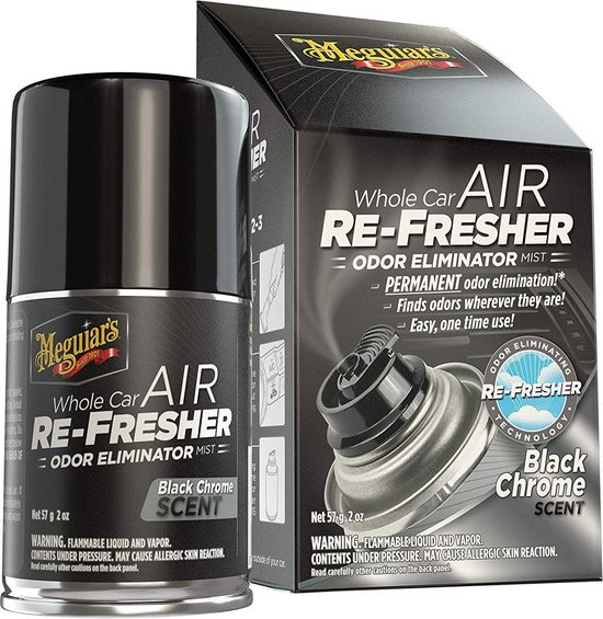 Meguiar's Air Refreshener - Black Chrome Scent G181302