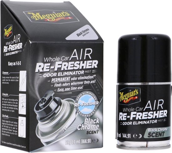 Meguiar's Air Refreshener - Black Chrome Scent G181302