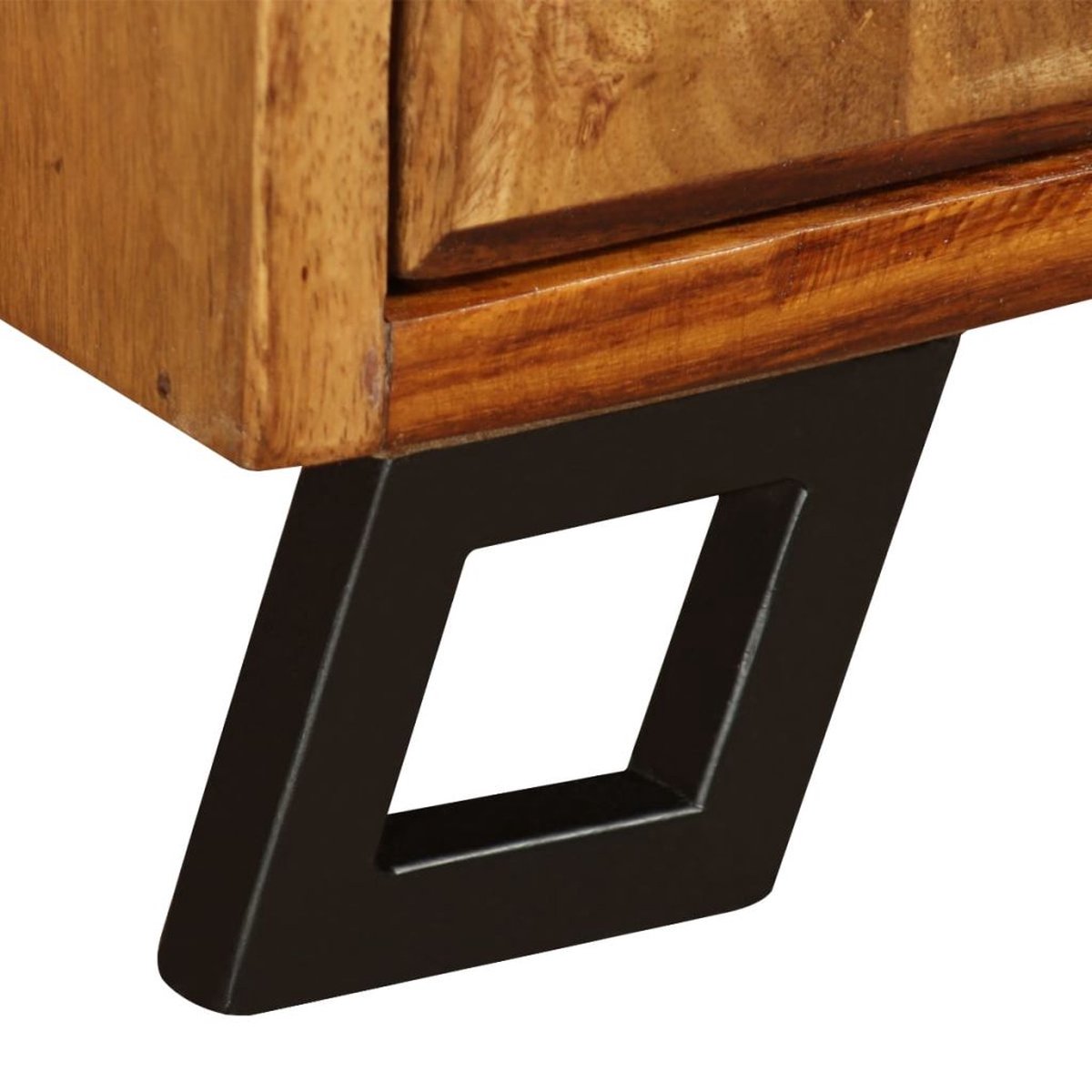 Vidaxl Dressoir 65x35x65 Cm Massief Sheesham Hout - Bruin
