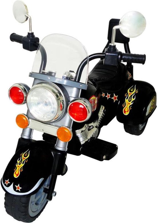 Vidaxl Kindermotor Harley Elektrisch 6 Volt Met Oplader - Zwart