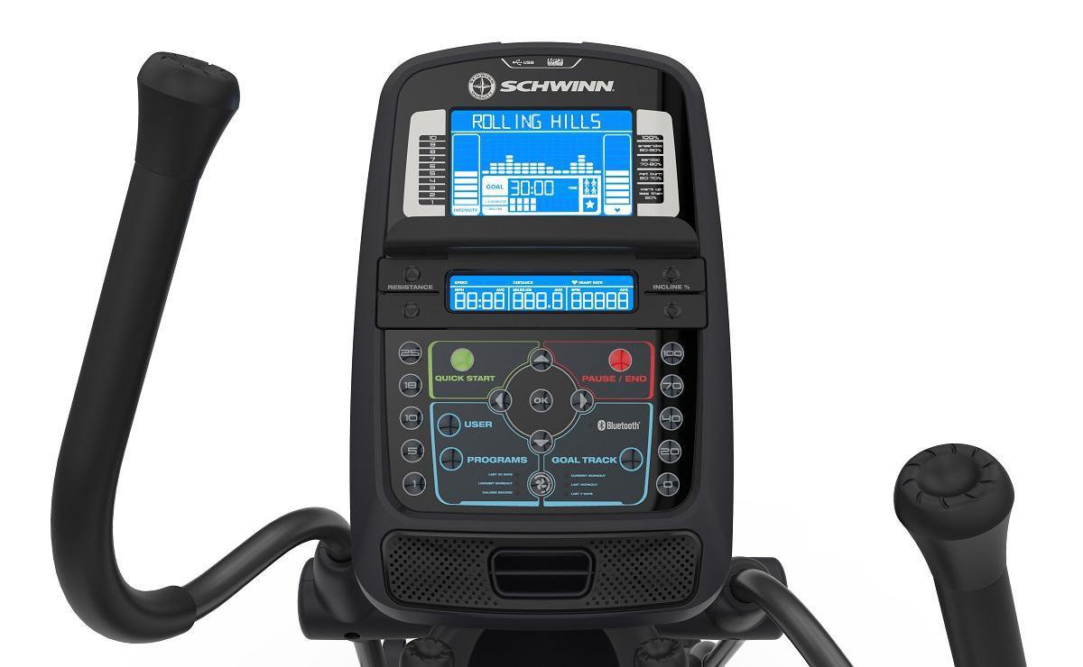 Schwinn 570e Crosstrainer - Met Bluetooth + Runsocial En Elektrische Hellingshoek