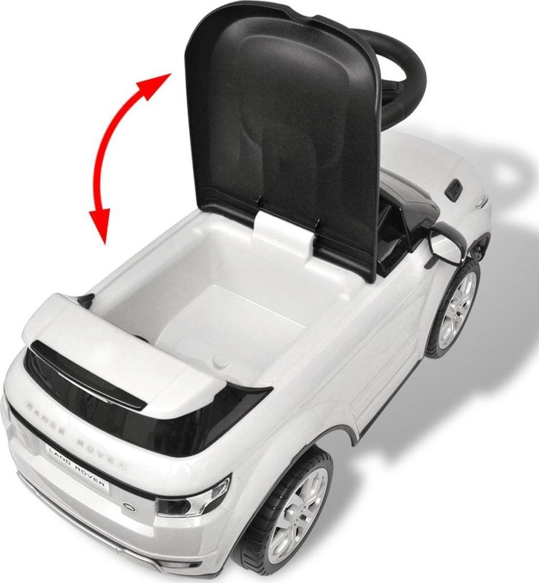 Vidaxl Loopauto Land Rover 348 Met Muziek - Wit