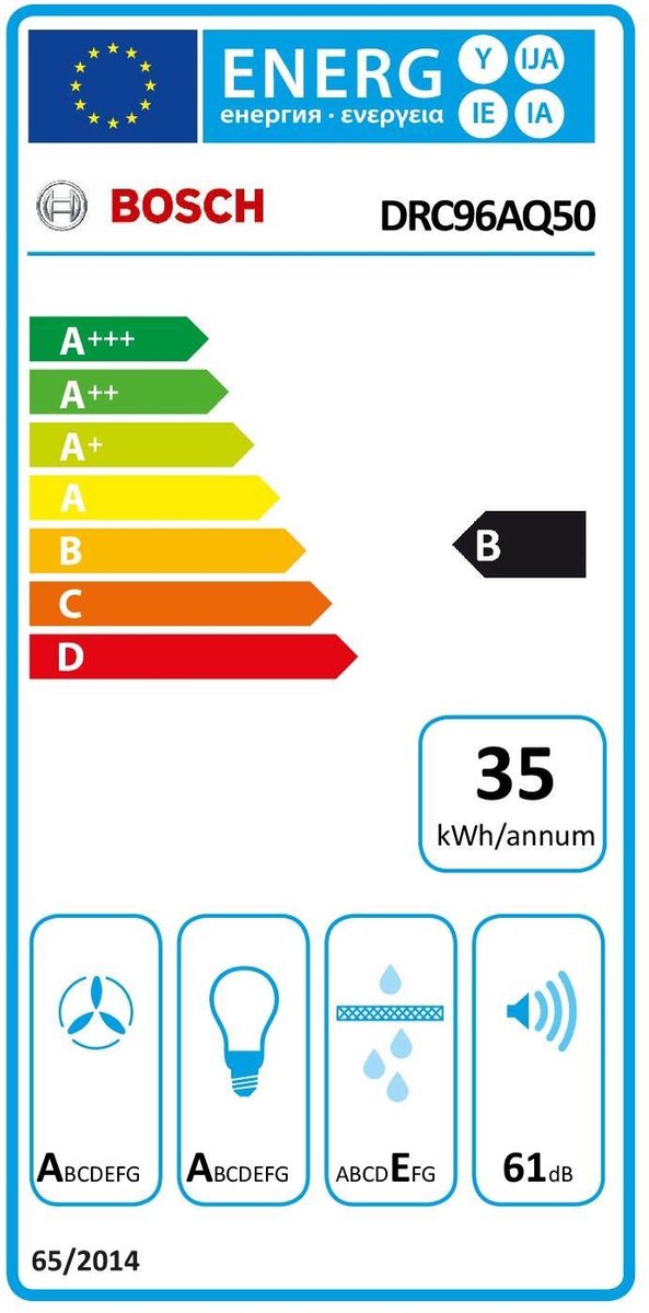 Bosch DRC96AQ50 Serie 6 plafond afzuigkap - Silver