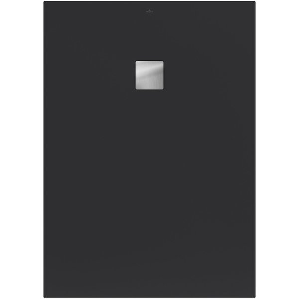 Villeroy & Boch Excello douchevloer 100x140cm polyurethaan/acryl Anthracite UDA1410EXC2V-1S