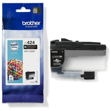 Brother Inktcartridge zwart, 750 pagina's LC-424BK Replace: N/A