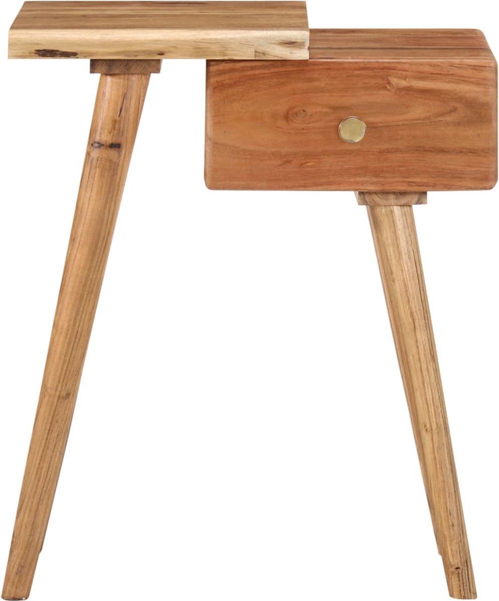 Vidaxl Nachtkastje 45x32x55 Cm Massief Acaciahout - Bruin