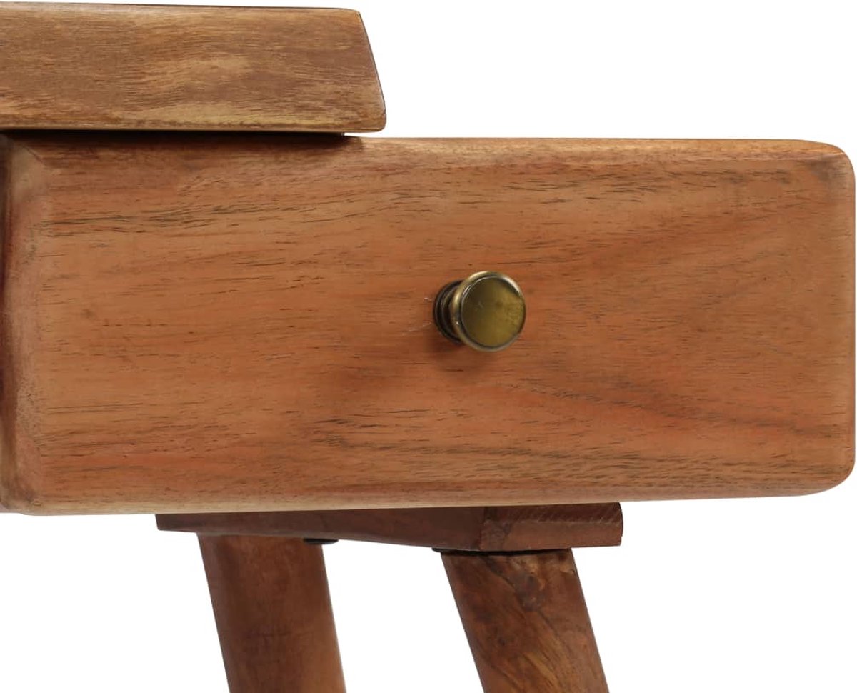 Vidaxl Nachtkastje 45x32x55 Cm Massief Acaciahout - Bruin