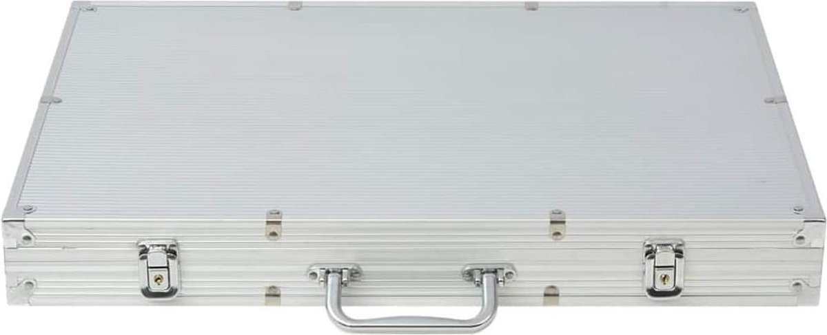 Vidaxl Pokerset Met 1000 Chips Aluminium