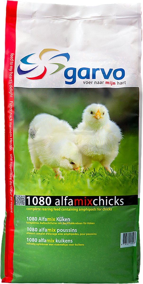 Garvo Alfamix Kuikens - Kippenvoer - 12.5 kg