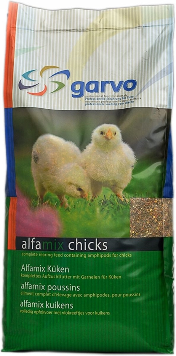 Garvo Alfamix Kuikens - Kippenvoer - 12.5 kg