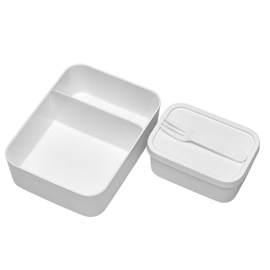 Mepal Lunchbox Bento Large 17 X 25,5 X 6,5 Cm - Wit