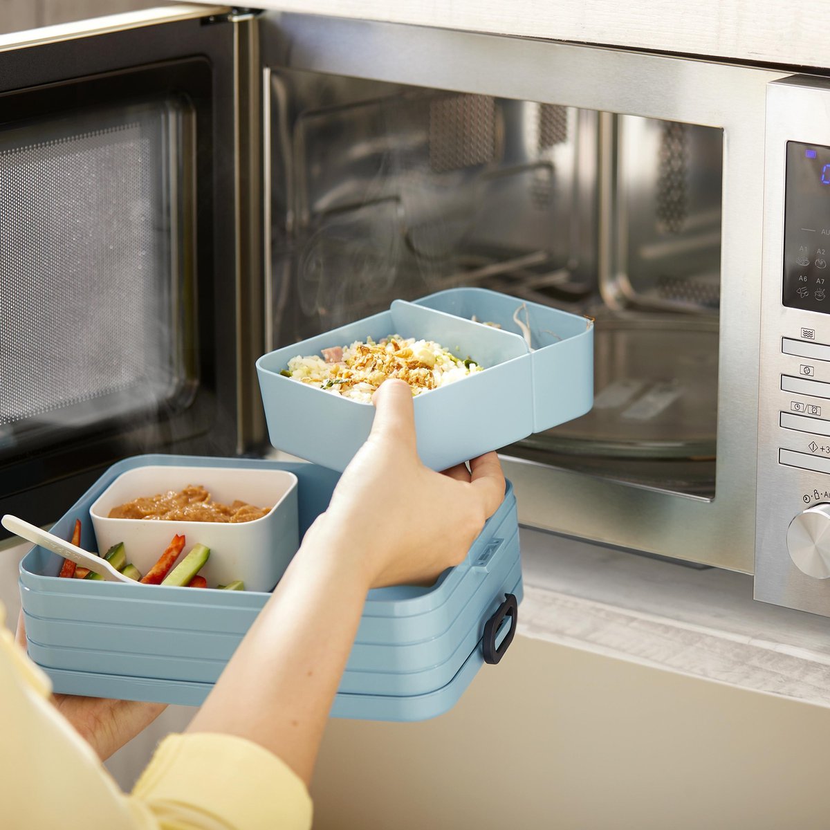 Mepal Lunchbox Bento Large 17 X 25,5 X 6,5 Cm - Wit