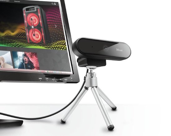 Trust Tyro Full HD Webcam - Zwart