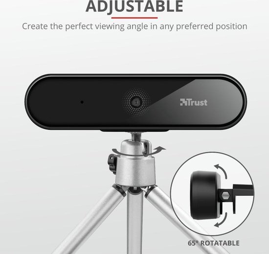 Trust Tyro Full HD Webcam - Zwart