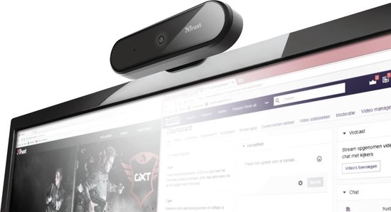 Trust Tyro Full HD Webcam - Zwart