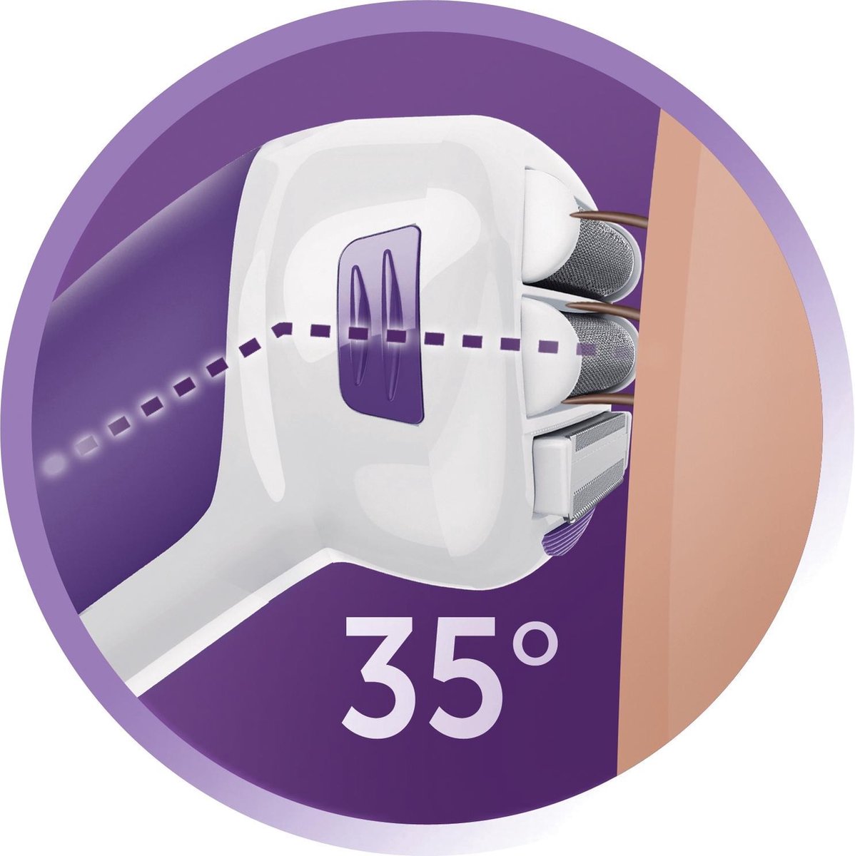 Remington Smooth & Silky Rechargeable Lady Shaver WDF5030 - Paars