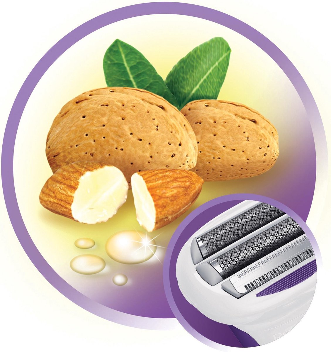 Remington Smooth & Silky Rechargeable Lady Shaver WDF5030 - Paars