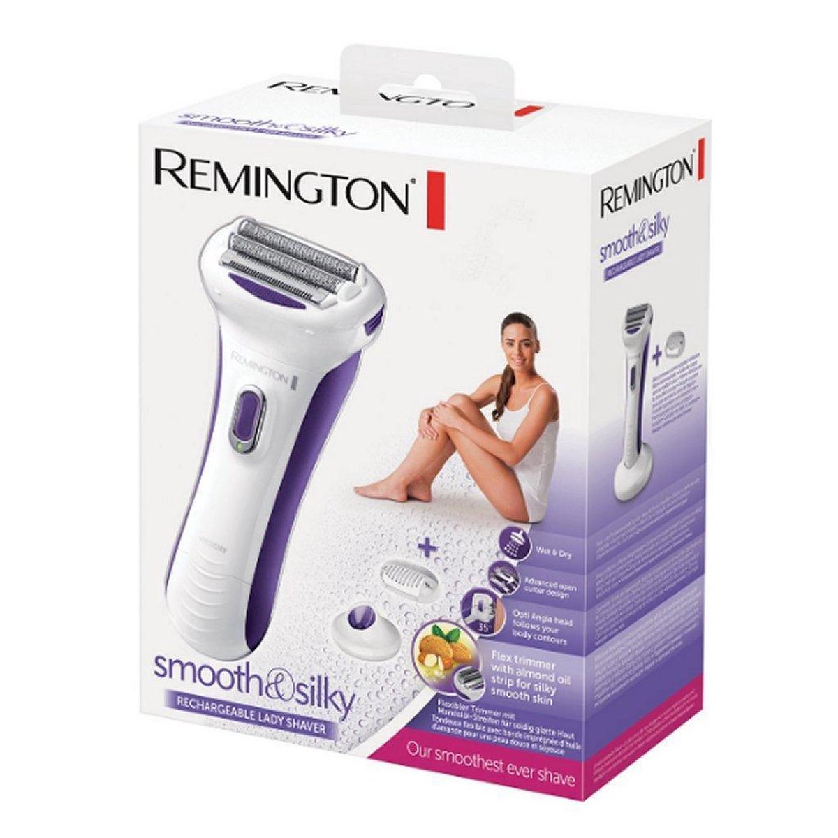 Remington Smooth & Silky Rechargeable Lady Shaver WDF5030 - Paars
