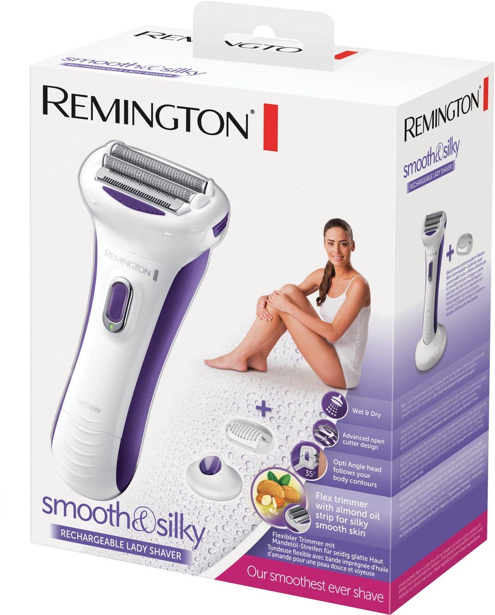 Remington Smooth & Silky Rechargeable Lady Shaver WDF5030 - Paars