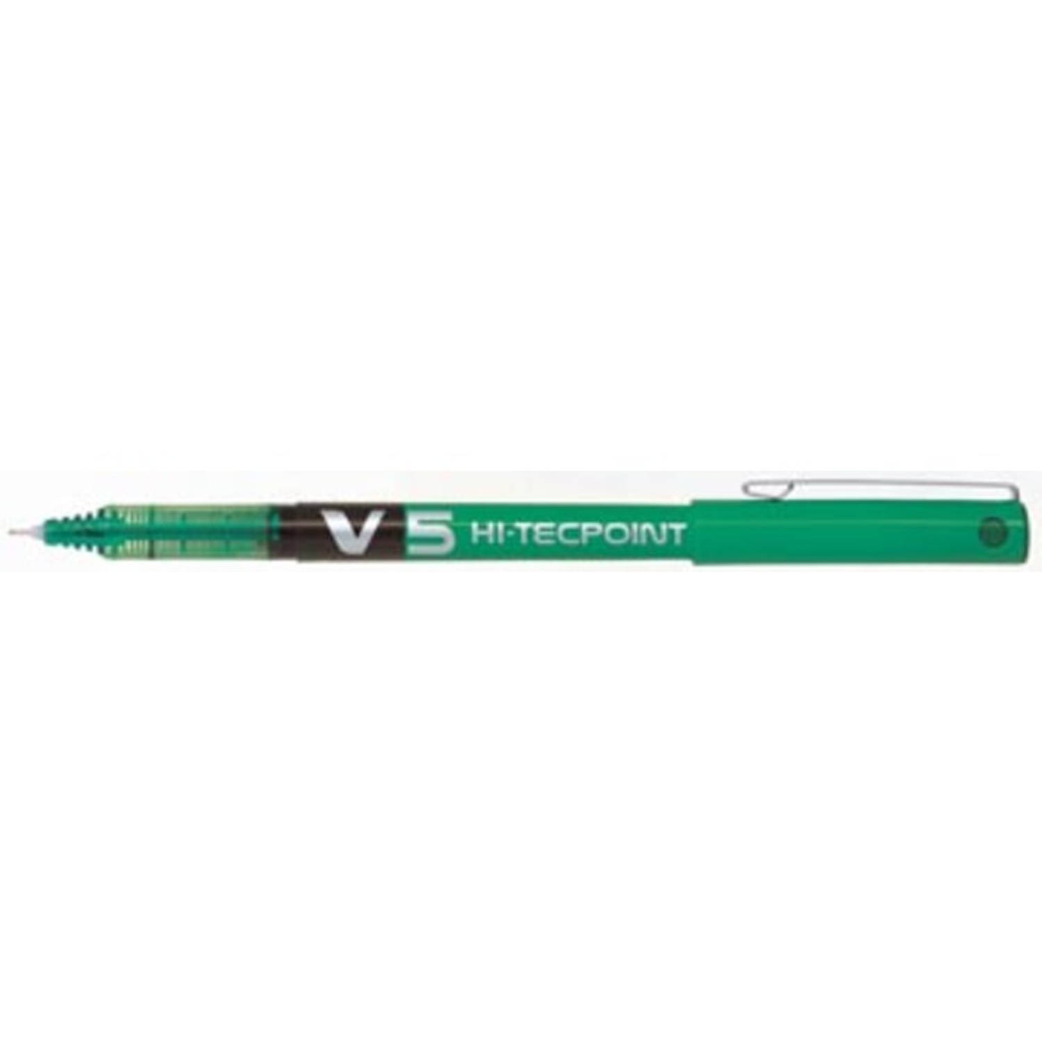 Pilot Roller Hi-tecpoint V5 Schrijfbreedte 0,3 Mm - Verde