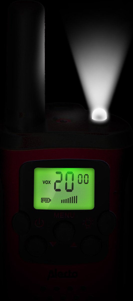 Alecto FR115RD 2-delige set - Rood