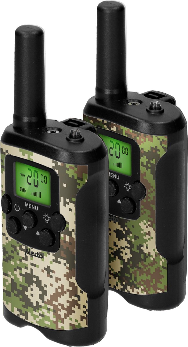 Alecto FR115CAMO 2-delige set Groen