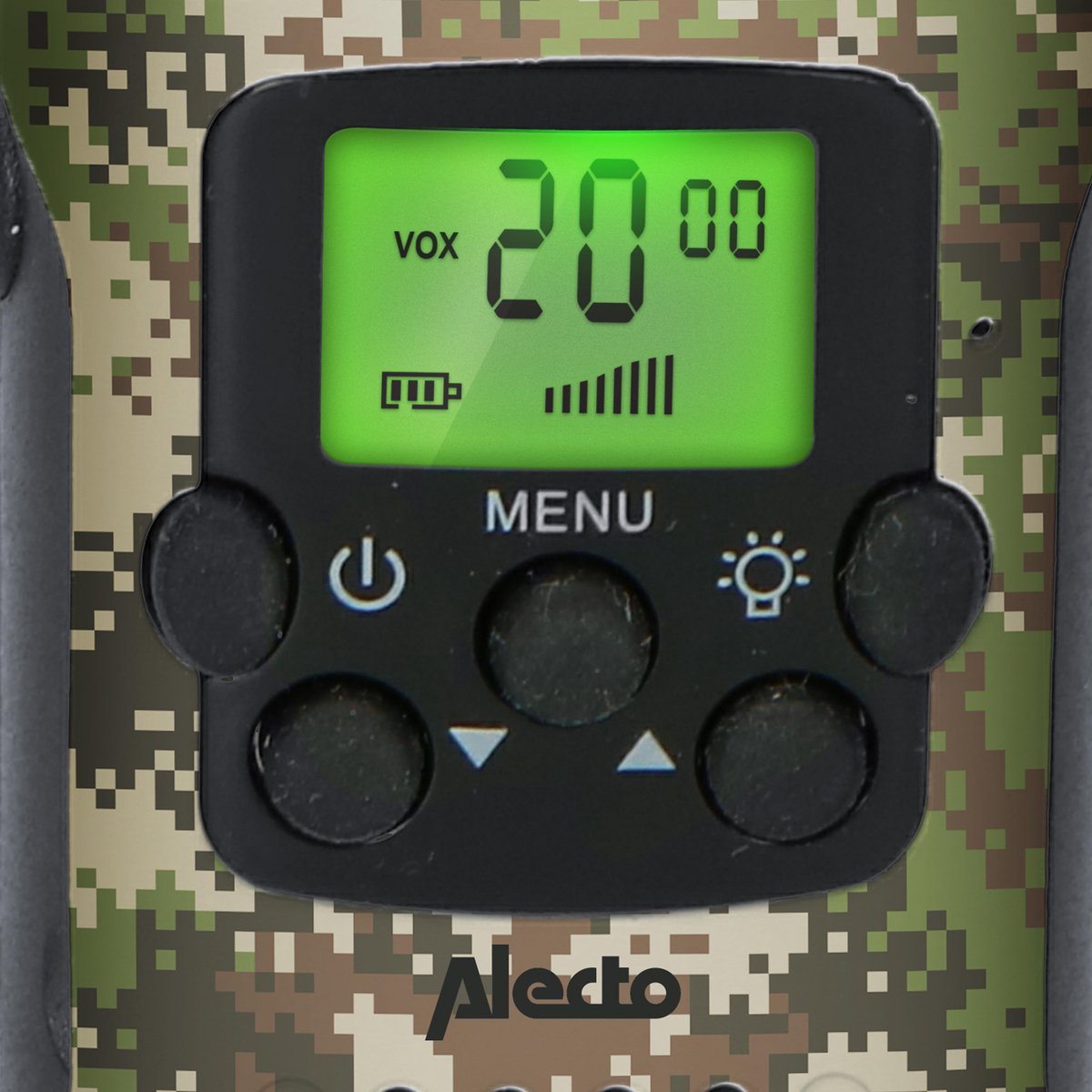 Alecto FR115CAMO 2-delige set Groen
