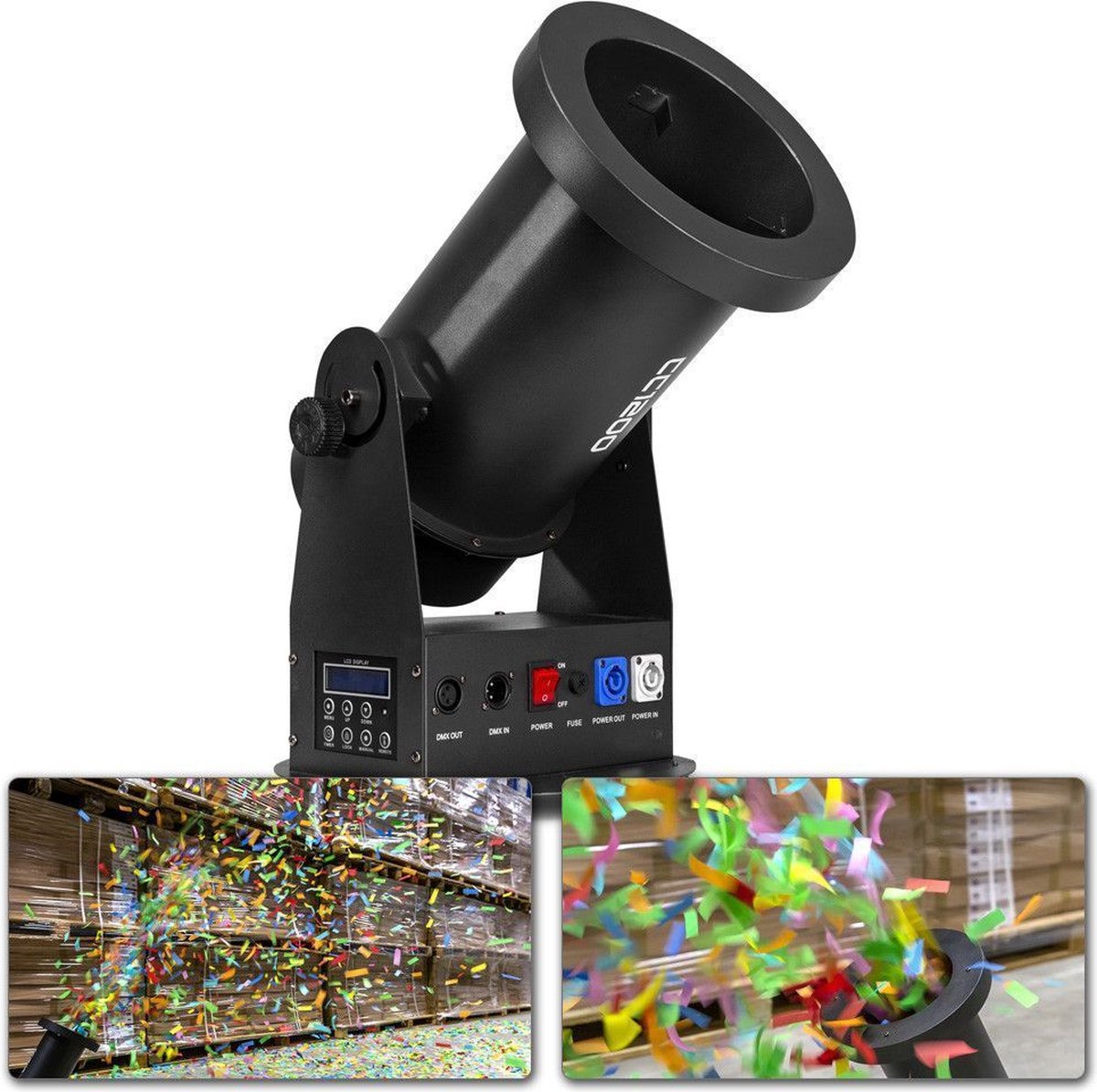 BEAMZ CC1200 confetti launcher