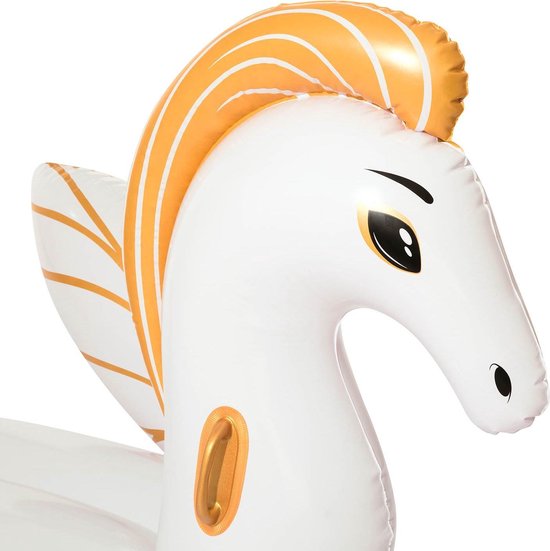 Bestway Rider Luxe Pegasus Ride-on Jumbo - Wit