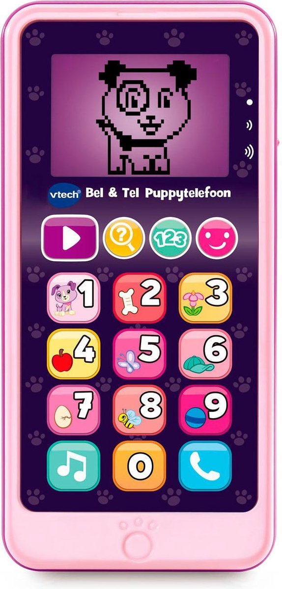 Vtech Bel & Tel Puppytelefoon - Roze