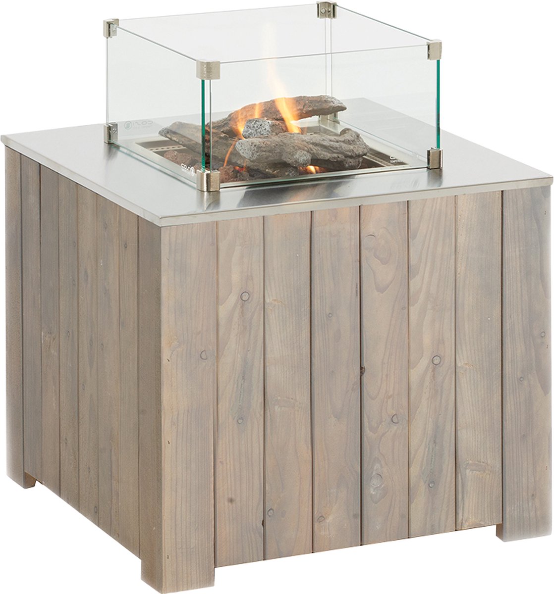 Cosi cube vuurtafel 70x70x58cm - Laagste prijsgarantie! - Grijs