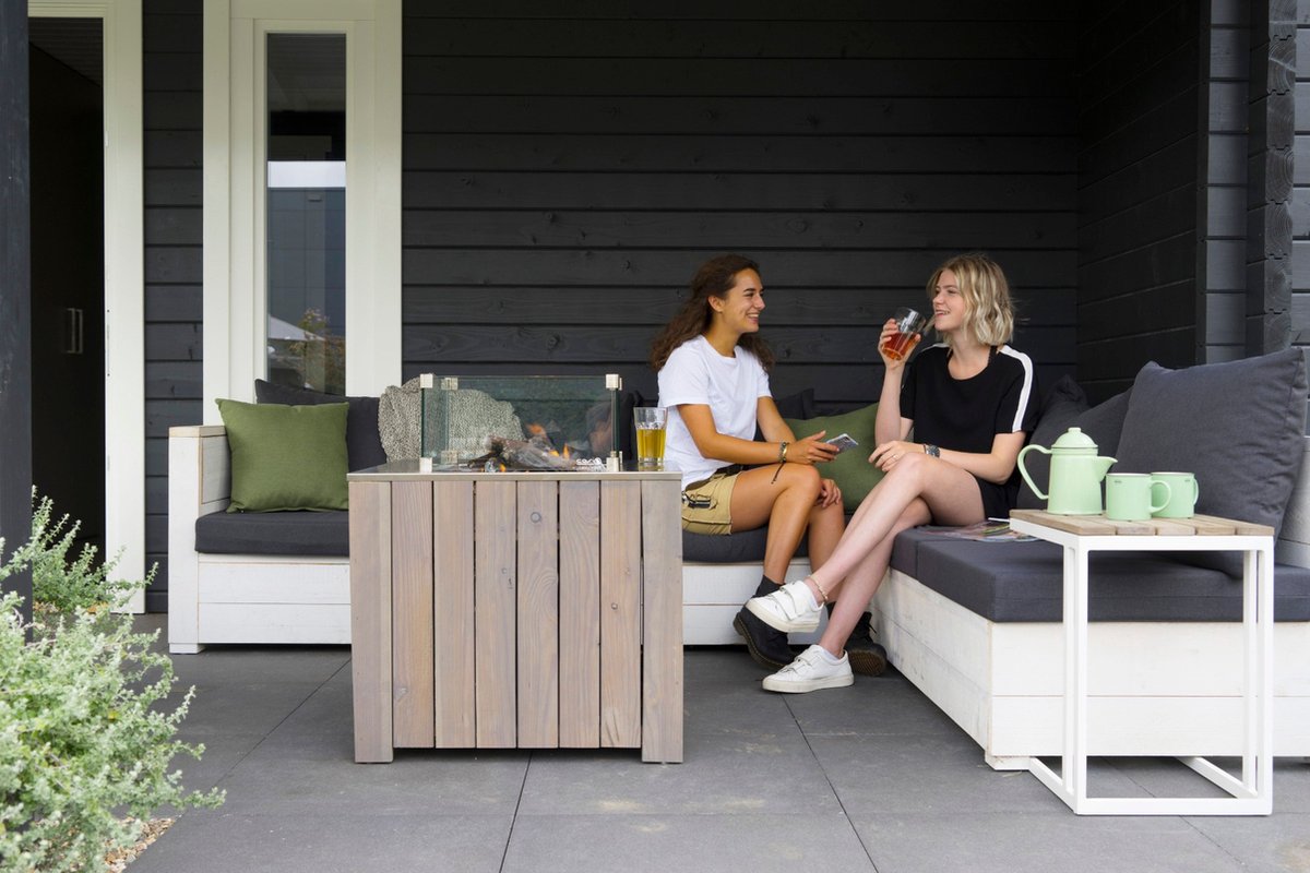 Cosi cube vuurtafel 70x70x58cm - Laagste prijsgarantie! - Grijs