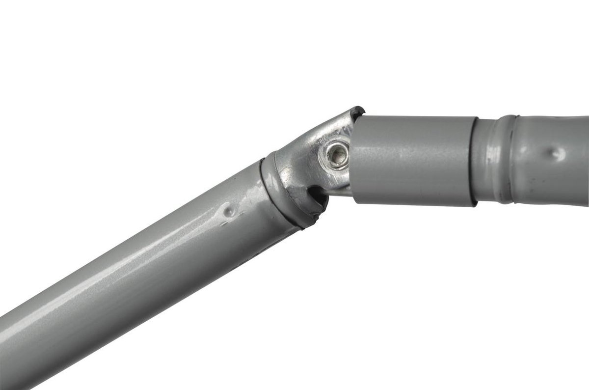 Bo-Camp Parasol met knikarm ø 200 cm - Blauw